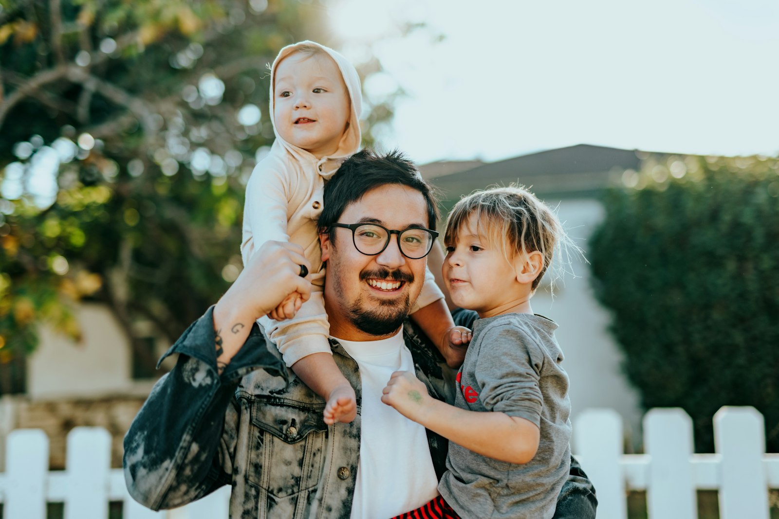 A family in a South Dakota neighborhood -- the kind of working families and community Milana Estates builds for